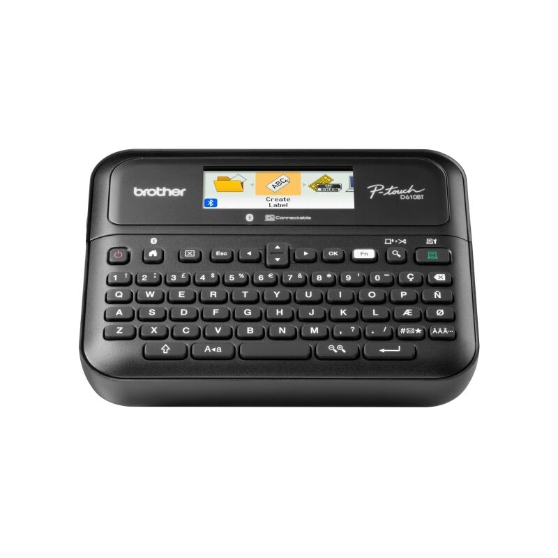 Brother PT-D610BT printer, compatible cartridges at FetchInk