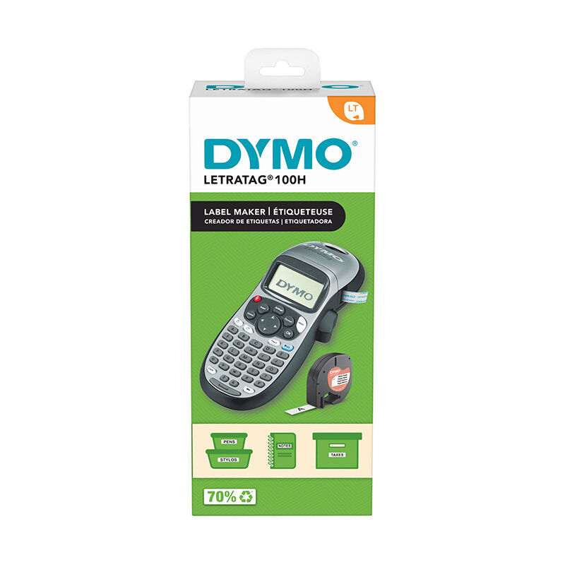 Dymo LetraTag 100H printer, compatible cartridges at FetchInk