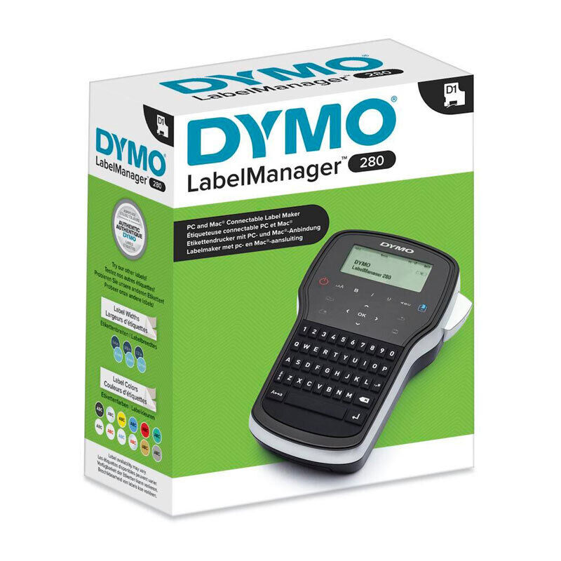 Dymo LabelManager 280P printer, compatible cartridges at FetchInk